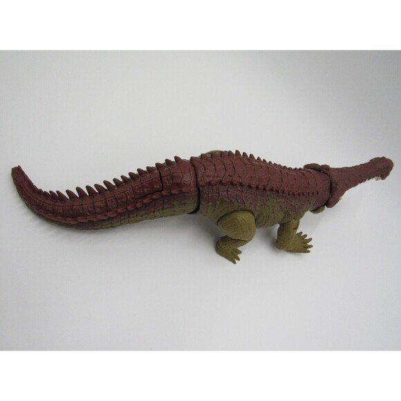 Mattel Jurassic World Primal Attack Massive Biters Sarcosuchus Dinosaur Figure - Picture 10 of 15